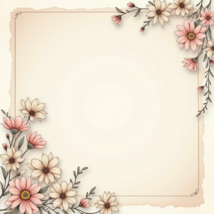 Scrapbook — Delicate Line-art Bouquet Of Wildflowers With Printable / Etsy #0250 (FLUX)