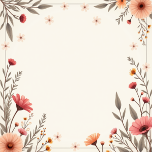 Scrapbook — Delicate Line-art Bouquet Of Wildflowers With Printable / Etsy #0268 (Ideogram)