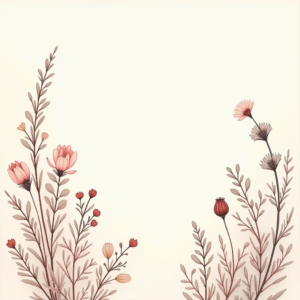Scrapbook — Delicate Line-art Bouquet Of Wildflowers With Printable / Etsy #0298 (FLUX)