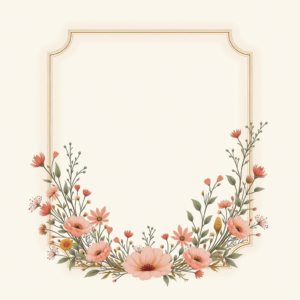 Scrapbook — Delicate Line-art Bouquet Of Wildflowers With Printable / Etsy #0310 (FLUX)