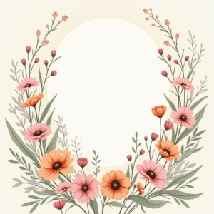 Scrapbook — Delicate Line-art Bouquet Of Wildflowers With Printable / Etsy #0328 (Ideogram)