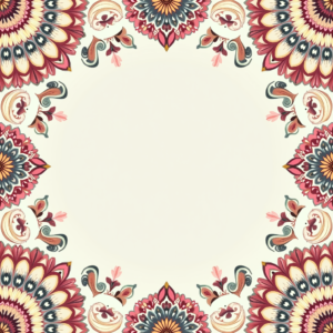 Scrapbook — Intricate Mandala Pattern Radiating From A Printable / Etsy #0147 (Recraft)