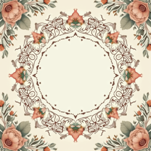 Scrapbook — Intricate Mandala Pattern Radiating From A Printable / Etsy #0213 (Stable Diffusion)