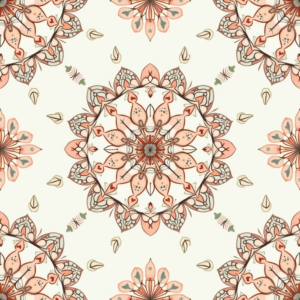 Scrapbook — Intricate Mandala Pattern Radiating From A Printable / Etsy #0225 (Stable Diffusion)