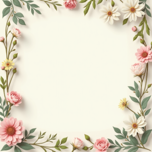 Scrapbook — Nostalgic Vintage-postcard-style Botanical Illustration Printable / Etsy #0024 (Gemini)