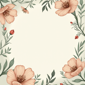 Scrapbook — Nostalgic Vintage-postcard-style Botanical Illustration Printable / Etsy #0048 (Gemini)