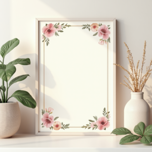Scrapbook — Nostalgic Vintage-postcard-style Botanical Illustration Printable / Etsy #0126 (Seedream)