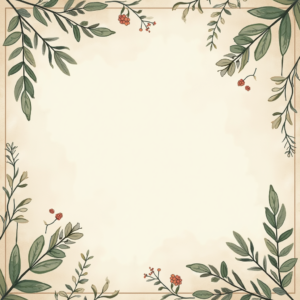 Scrapbook — Nostalgic Vintage-postcard-style Botanical Illustration Printable / Etsy #0174 (Seedream)