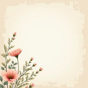 Scrapbook — Nostalgic Vintage-postcard-style Botanical Illustration Printable / Etsy #0291 (Recraft)