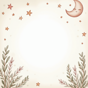 Scrapbook — Soft Watercolor-style Moon-and-stars Nursery Motif Printable / Etsy #0029 (Leonardo)