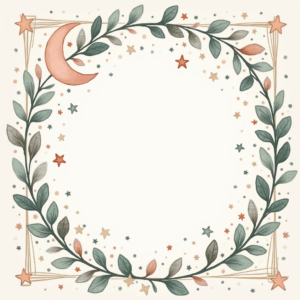 Scrapbook — Soft Watercolor-style Moon-and-stars Nursery Motif Printable / Etsy #0161 (Leonardo)