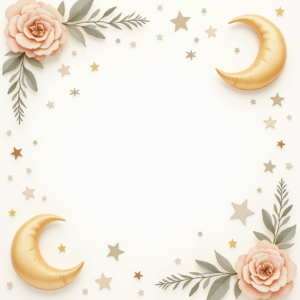 Scrapbook — Soft Watercolor-style Moon-and-stars Nursery Motif Printable / Etsy #0254 (Firefly)