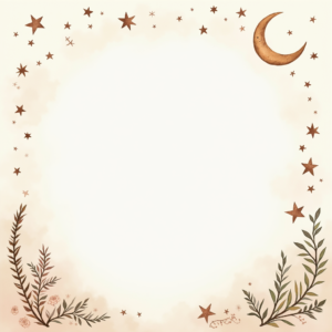 Scrapbook — Soft Watercolor-style Moon-and-stars Nursery Motif Printable / Etsy #0326 (Firefly)