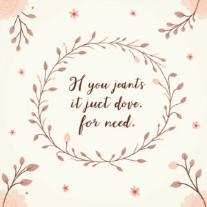 Seamless Patterns — Cozy Hand-lettered Quote Framed By Minimal Printable / Etsy #0008 (FLUX)