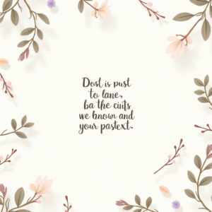 Seamless Patterns — Cozy Hand-lettered Quote Framed By Minimal Printable / Etsy #0020 (FLUX)