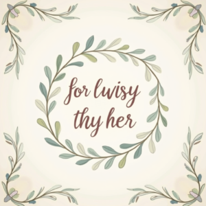 Seamless Patterns — Cozy Hand-lettered Quote Framed By Minimal Printable / Etsy #0086 (Ideogram)