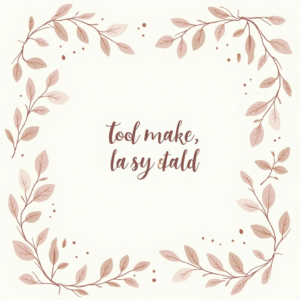 Seamless Patterns — Cozy Hand-lettered Quote Framed By Minimal Printable / Etsy #0110 (Ideogram)