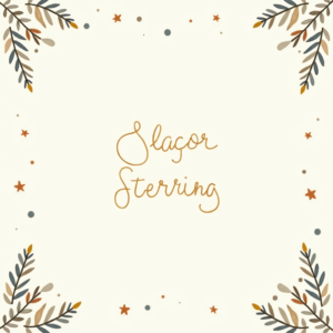 Seamless Patterns — Cozy Hand-lettered Quote Framed By Minimal Printable / Etsy #0182 (Ideogram)