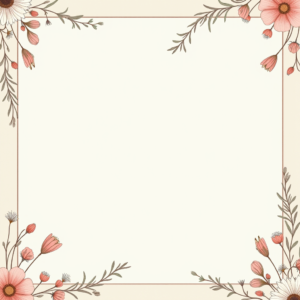 Seamless Patterns — Delicate Line-art Bouquet Of Wildflowers With Printable / Etsy #0193 (Recraft)