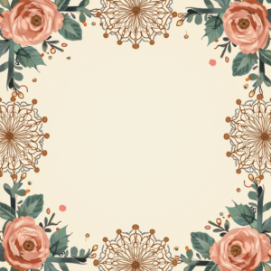 Seamless Patterns — Intricate Mandala Pattern Radiating From A Printable / Etsy #0051 (Leonardo)