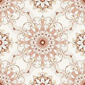 Seamless Patterns — Intricate Mandala Pattern Radiating From A Printable / Etsy #0081 (Krea)