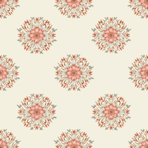 Seamless Patterns — Intricate Mandala Pattern Radiating From A Printable / Etsy #0189 (Krea)