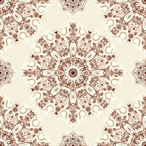 Seamless Patterns — Intricate Mandala Pattern Radiating From A Printable / Etsy #0232 (Seedream)