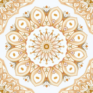 Seamless Patterns — Intricate Mandala Pattern Radiating From A Printable / Etsy #0280 (Seedream)