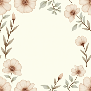 Seamless Patterns — Nostalgic Vintage-postcard-style Botanical Illustration Printable / Etsy #0114 (Midjourney)