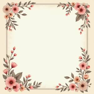 Seamless Patterns — Nostalgic Vintage-postcard-style Botanical Illustration Printable / Etsy #0162 (Midjourney)