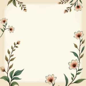 Seamless Patterns — Nostalgic Vintage-postcard-style Botanical Illustration Printable / Etsy #0186 (Midjourney)
