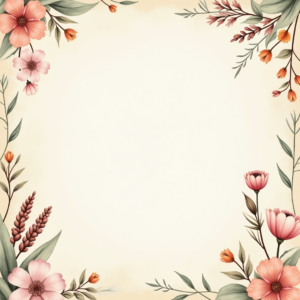 Seamless Patterns — Nostalgic Vintage-postcard-style Botanical Illustration Printable / Etsy #0247 (Stable Diffusion)