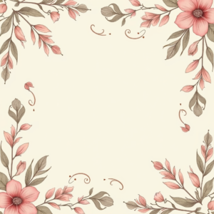 Seamless Patterns — Nostalgic Vintage-postcard-style Botanical Illustration Printable / Etsy #0301 (Recraft)