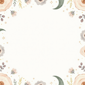 Seamless Patterns — Soft Watercolor-style Moon-and-stars Nursery Motif Printable / Etsy #0005 (Dreamina)