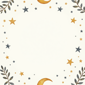 Seamless Patterns — Soft Watercolor-style Moon-and-stars Nursery Motif Printable / Etsy #0041 (Dreamina)