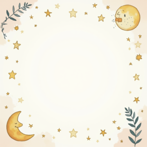 Seamless Patterns — Soft Watercolor-style Moon-and-stars Nursery Motif Printable / Etsy #0059 (ChatGPT)