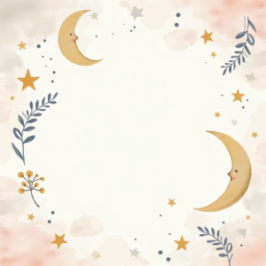 Seamless Patterns — Soft Watercolor-style Moon-and-stars Nursery Motif Printable / Etsy #0095 (ChatGPT)