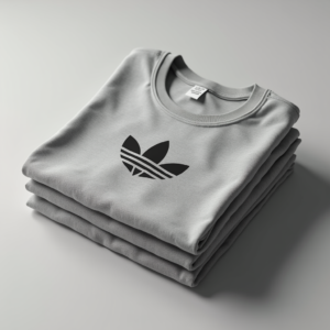 T-Shirt — Bold Minimalist Logo Mark Centered On Commercial Design #0097 (Seedream)