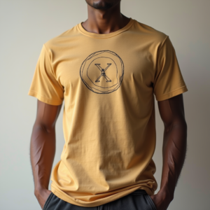 T-Shirt — Clean Line-art Icon Printed On A Commercial Design #0009 (Firefly)