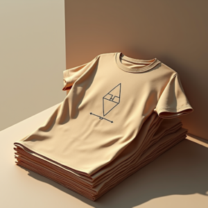 T-Shirt — Clean Line-art Icon Printed On A Commercial Design #0295 (Gemini)