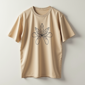 T-Shirt — Clean Line-art Icon Printed On A Commercial Design #0307 (Gemini)