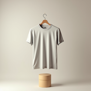 T-Shirt — Duotone Illustrated Design Wrapped Around A Commercial Design #0053 (FLUX)