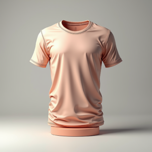 T-Shirt — Duotone Illustrated Design Wrapped Around A Commercial Design #0059 (Ideogram)
