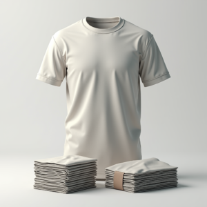T-Shirt — Duotone Illustrated Design Wrapped Around A Commercial Design #0065 (FLUX)