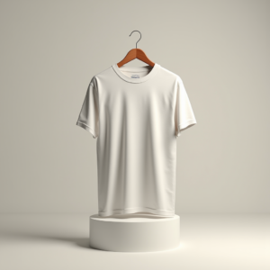 T-Shirt — Duotone Illustrated Design Wrapped Around A Commercial Design #0125 (FLUX)