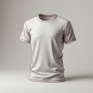T-Shirt — Duotone Illustrated Design Wrapped Around A Commercial Design #0131 (Ideogram)