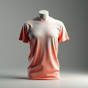T-Shirt — Duotone Illustrated Design Wrapped Around A Commercial Design #0179 (Ideogram)