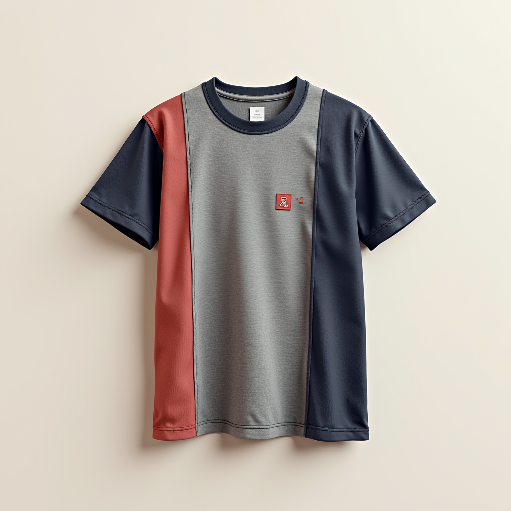 T-Shirt — Duotone Illustrated Design Wrapped Around A Commercial Design #0185 (FLUX)
