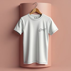 T-Shirt — Duotone Illustrated Design Wrapped Around A Commercial Design #0255 (Midjourney)