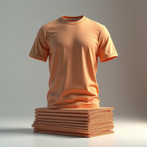 T-Shirt — Duotone Illustrated Design Wrapped Around A Commercial Design #0261 (Firefly)